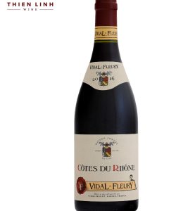 Rượu vang Vidal Fleury Cotes Du Rhone Rouge 2015